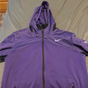 Nike Kobe Bryant Purple and Black Zip-Up Hoodie